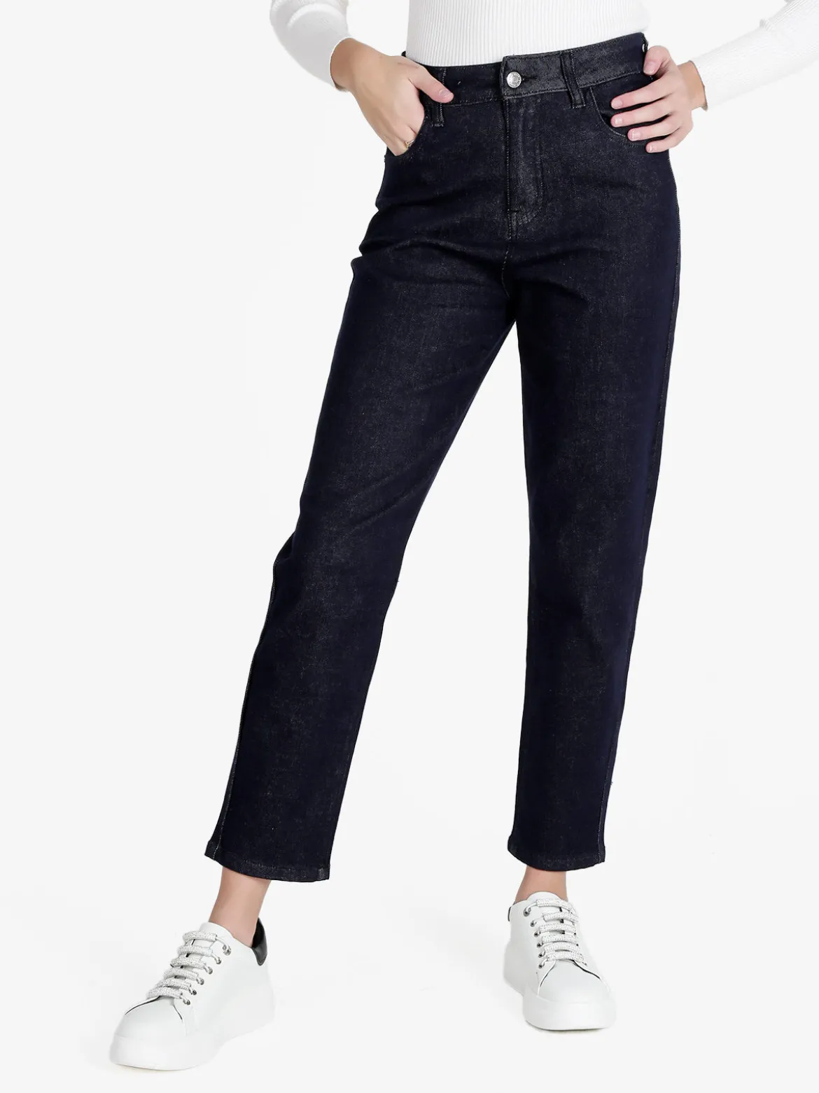 Vale Denim Jeans donna mom fit