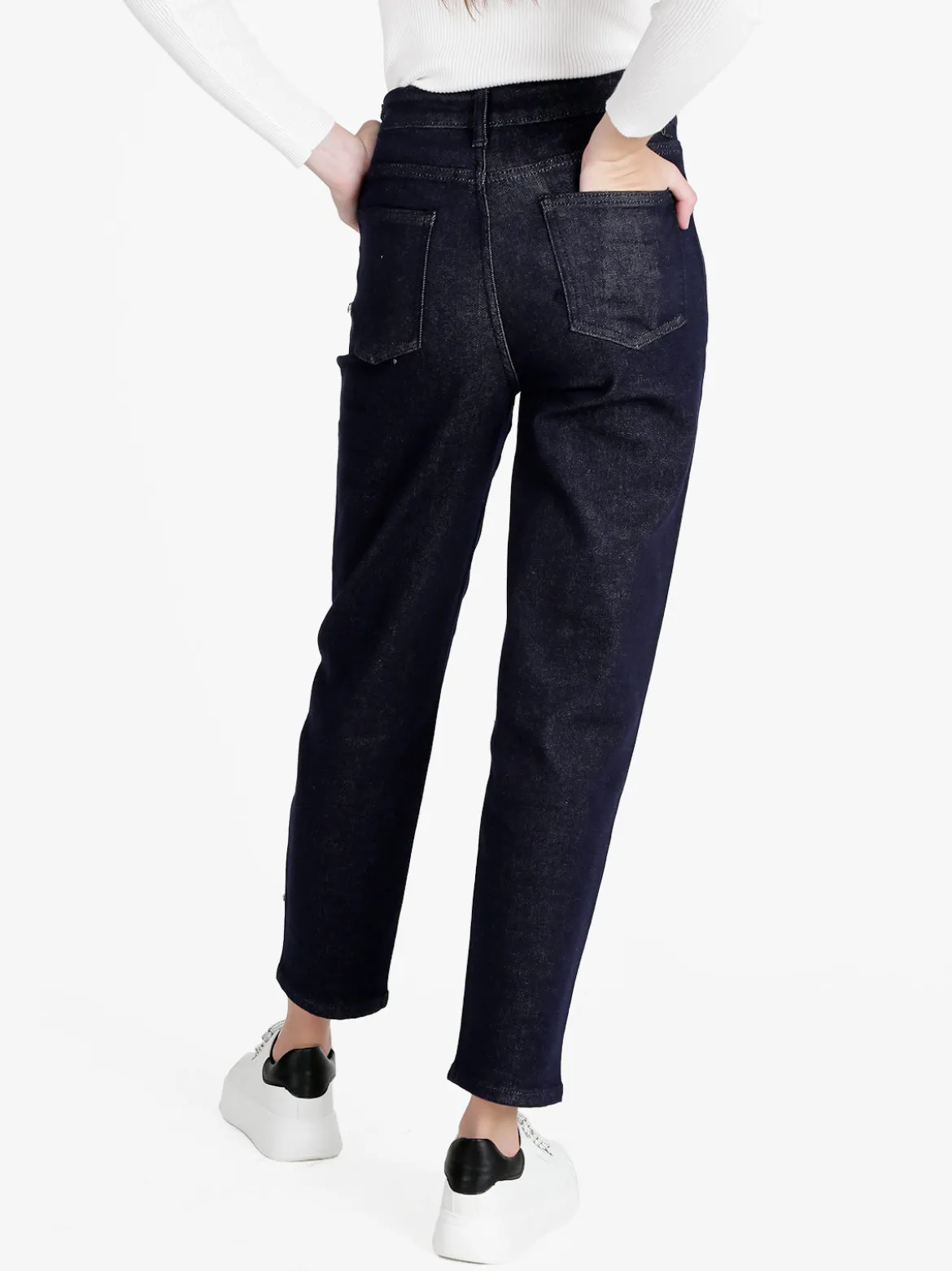 Vale Denim Jeans donna mom fit