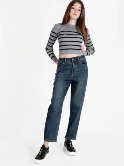 Vale Denim Jeans donna mom fit