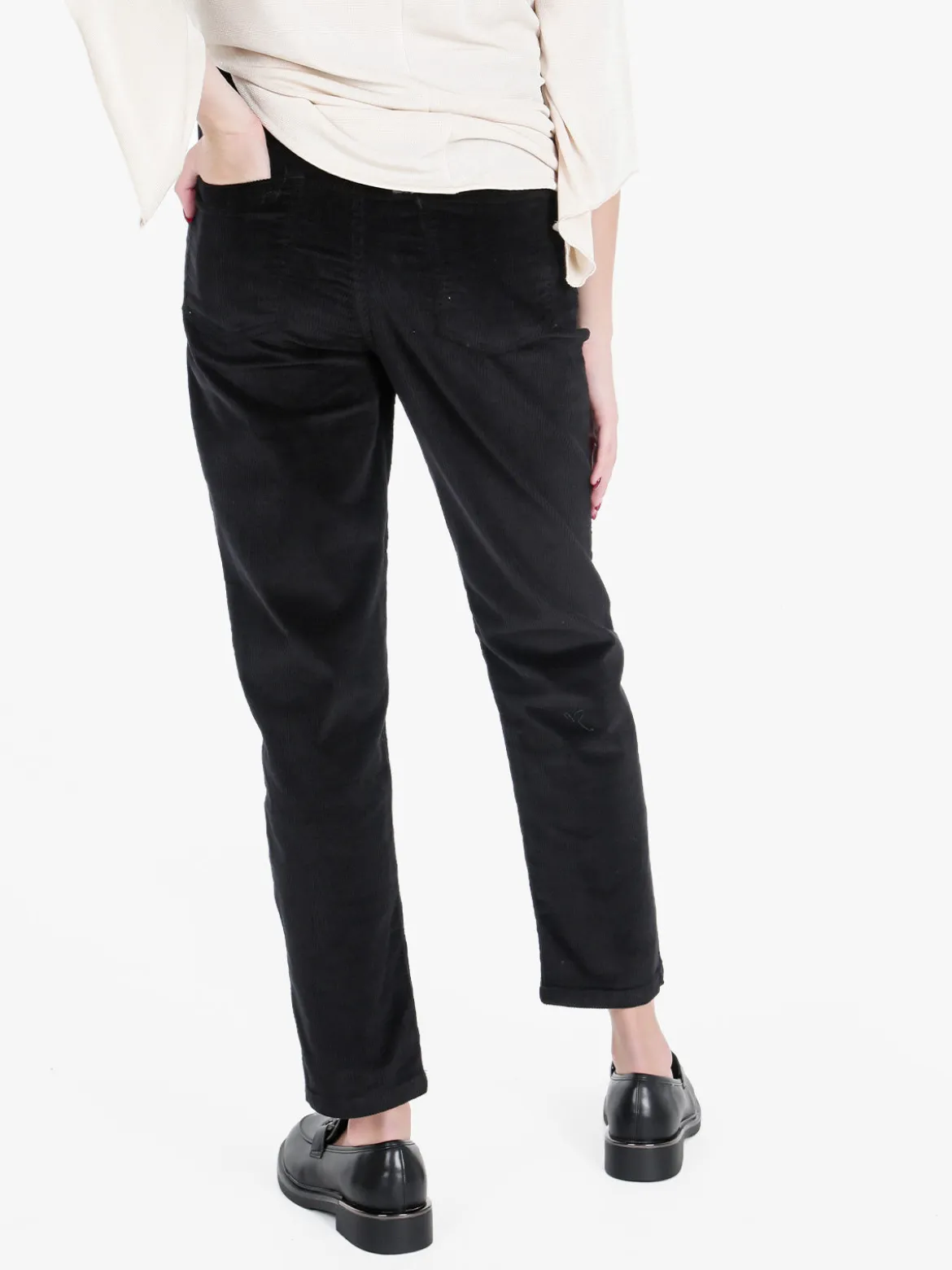 Vale Denim Pantaloni donna in velluto a coste