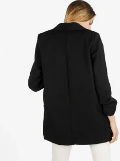 Vanita Blazer donna aperto con maniche arricciate