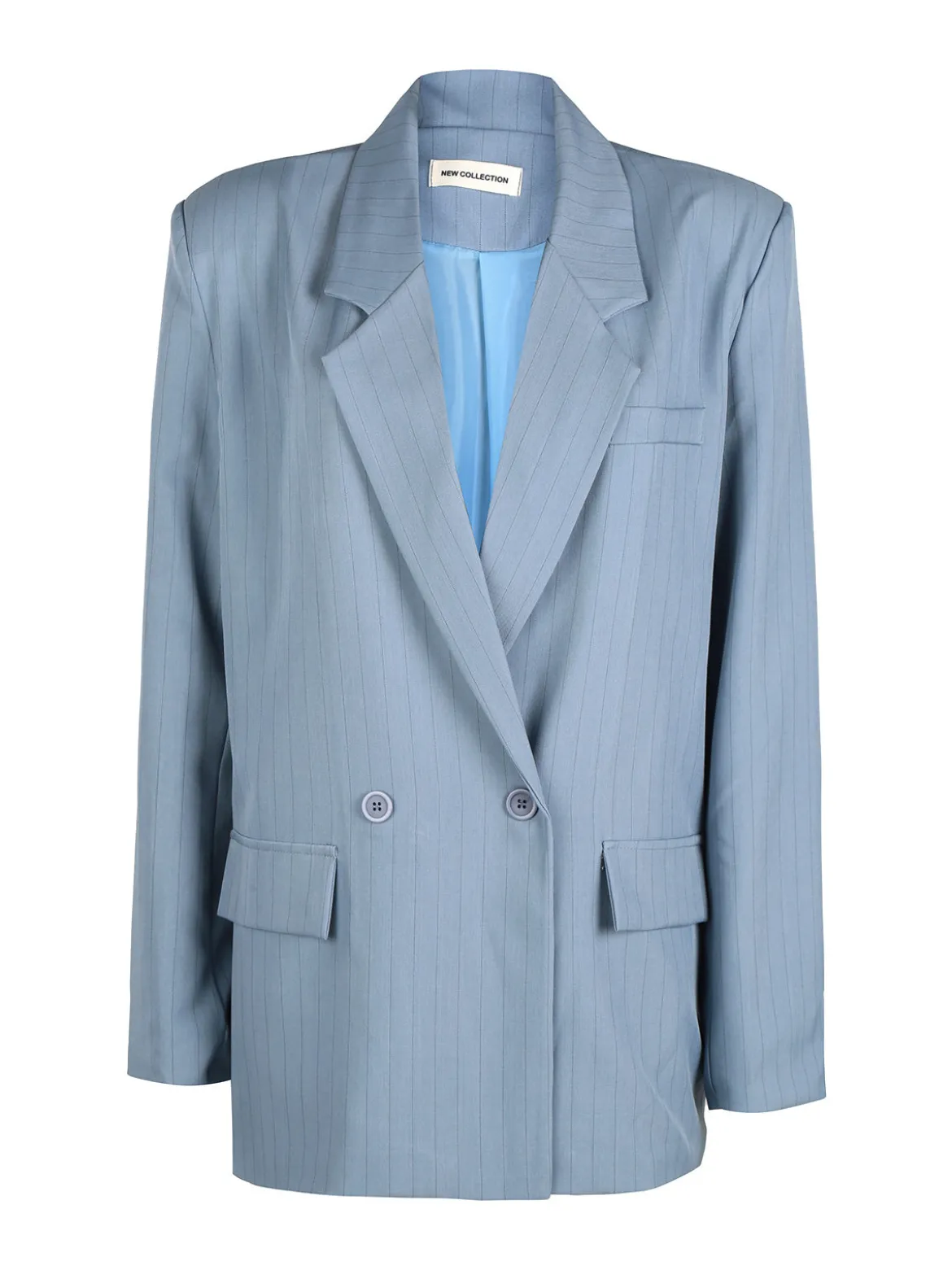 Vanita Blazer donna gessato con chiusura a doppio petto