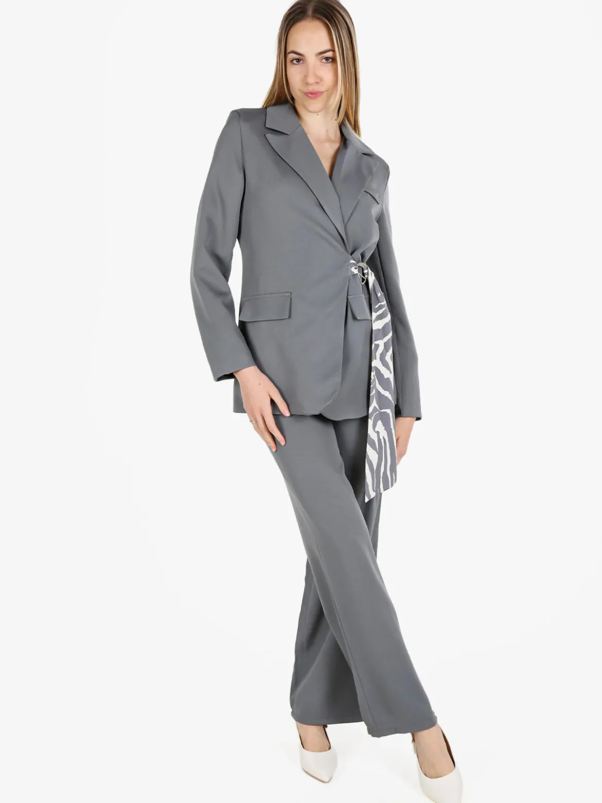 Vanita Completo da donna oversize con blazer e pantalone