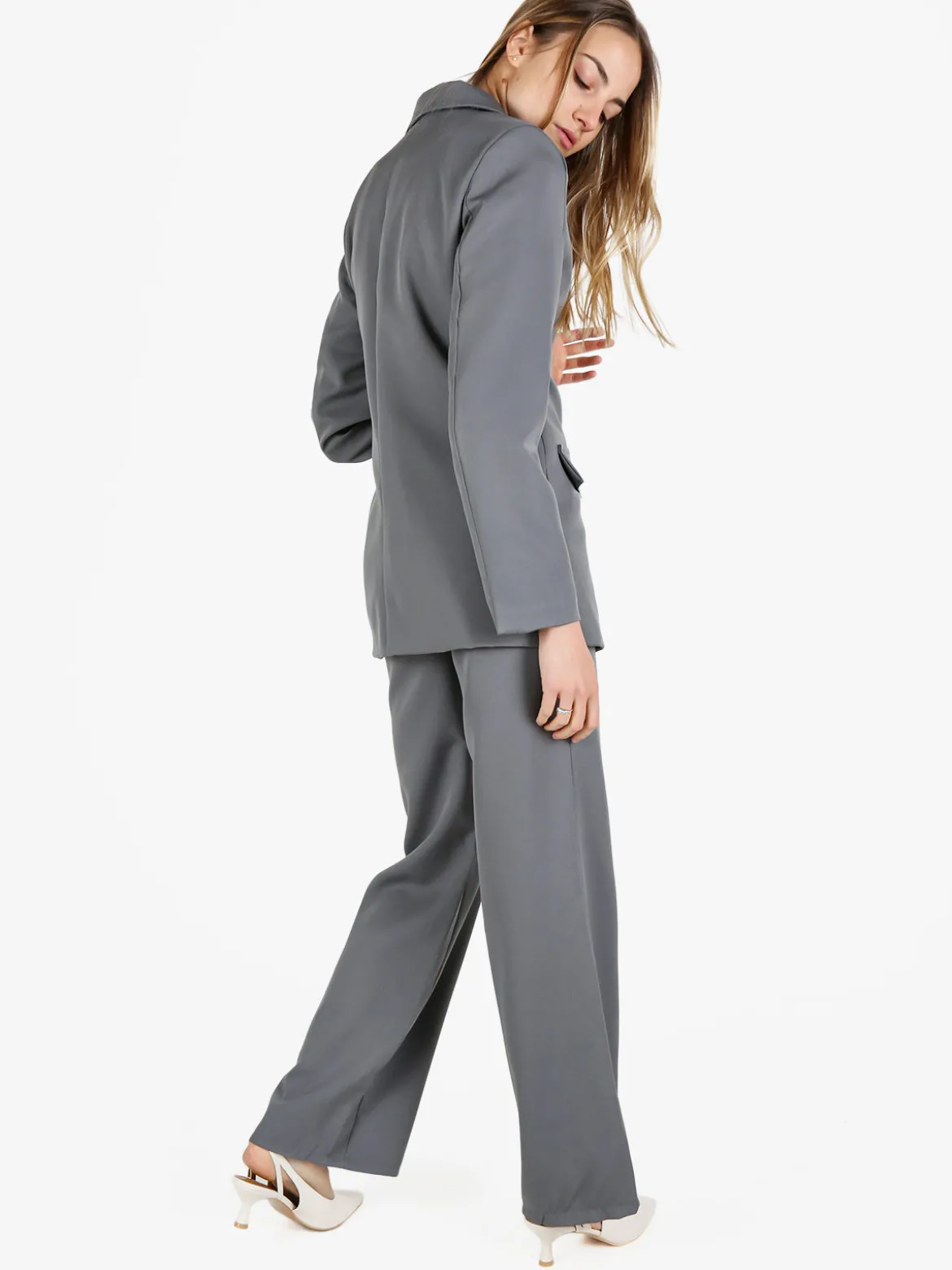 Vanita Completo da donna oversize con blazer e pantalone