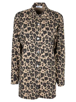 Vanita Giacca camicia lunga da donna maculata