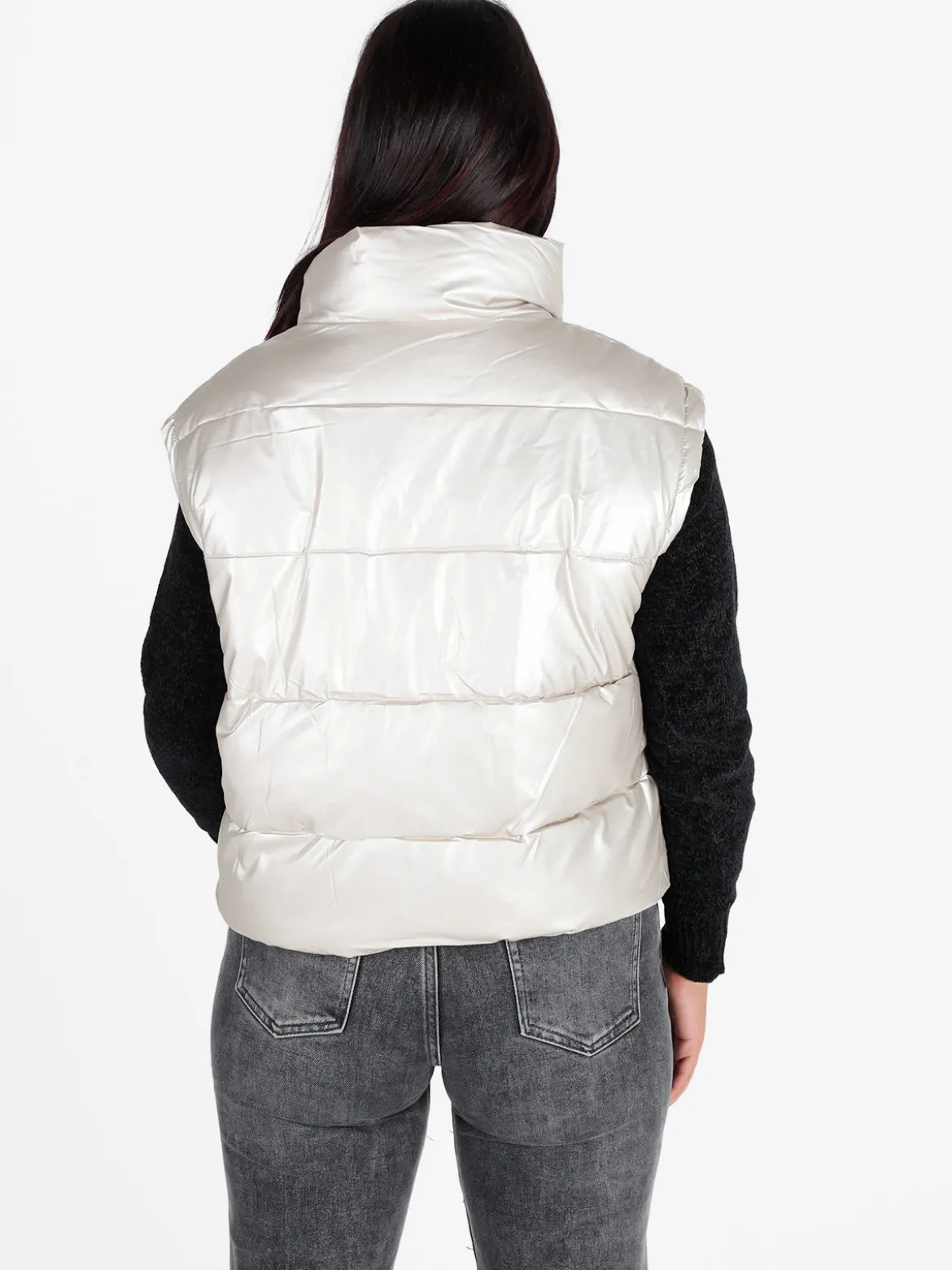 Vanita Gilet donna trapuntato con zip