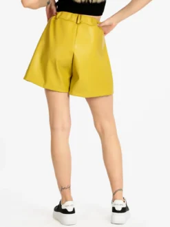 Vanita Shorts da donna in ecopelle