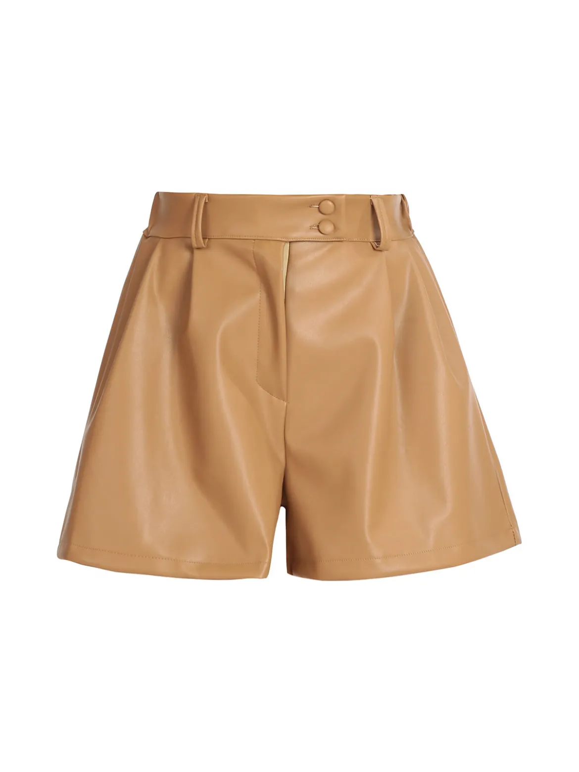Vanita Shorts da donna in ecopelle