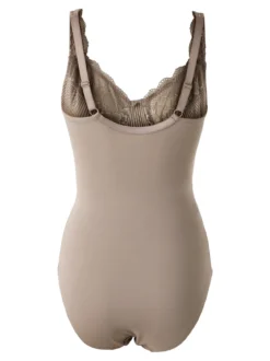 Verde Veronica AR40 Body donna con pizzo senza ferretto coppa D - fango