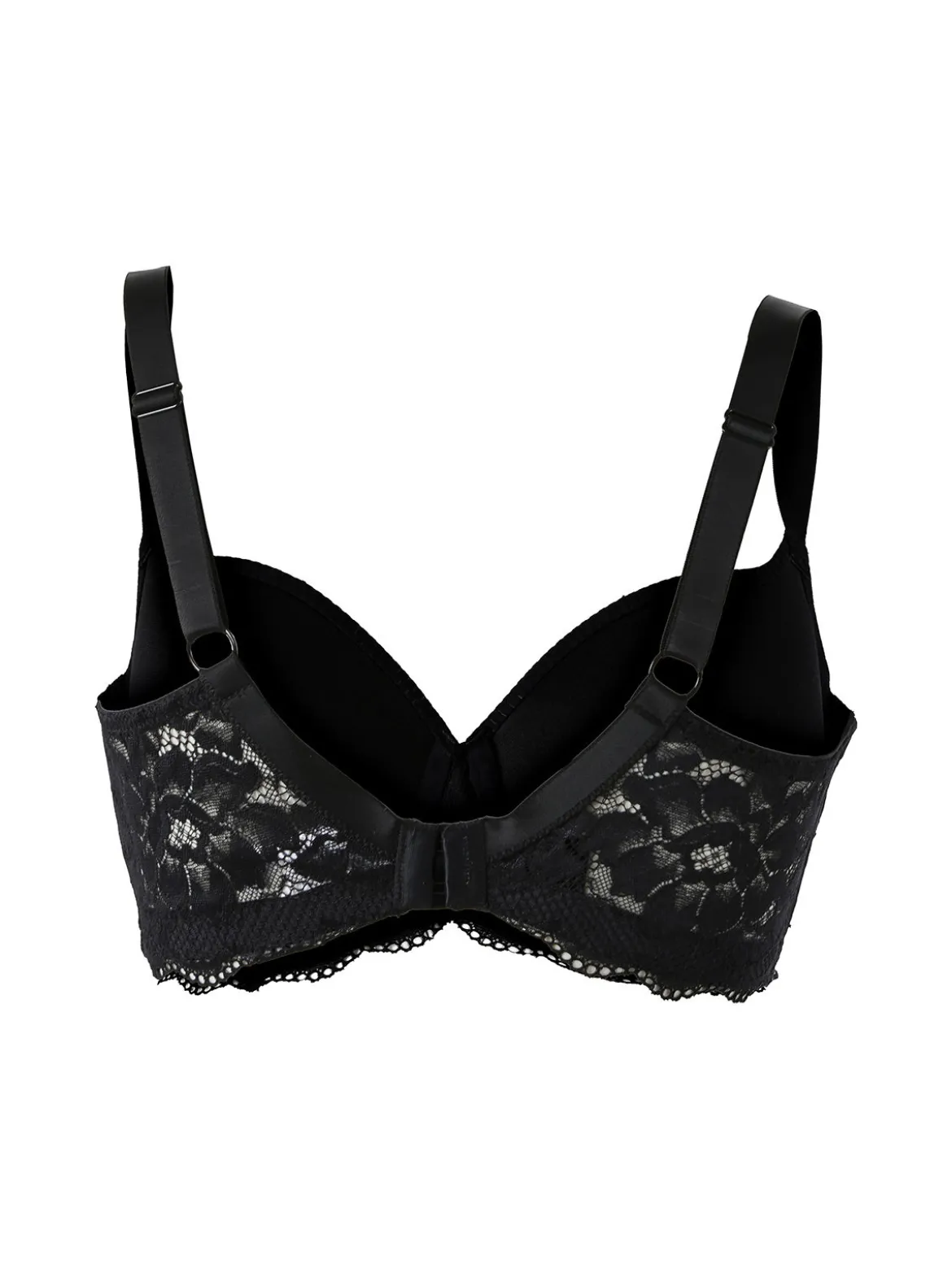 Verde Veronica AR14D Reggiseno preformato imbottito con ferretto coppa D - nero