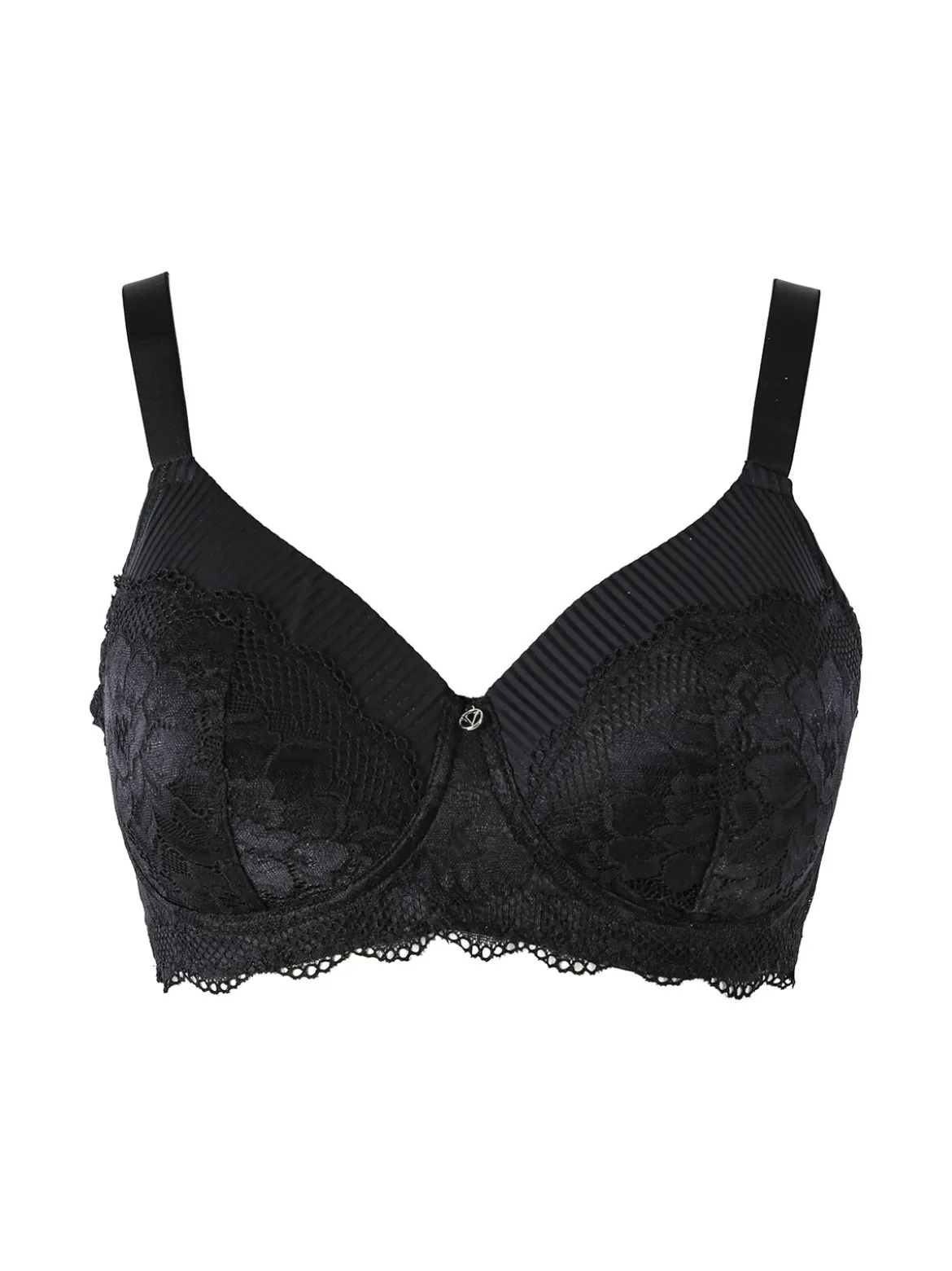 Verde Veronica AR16 Reggiseno imbottito preformato senza ferretto coppa C - nero