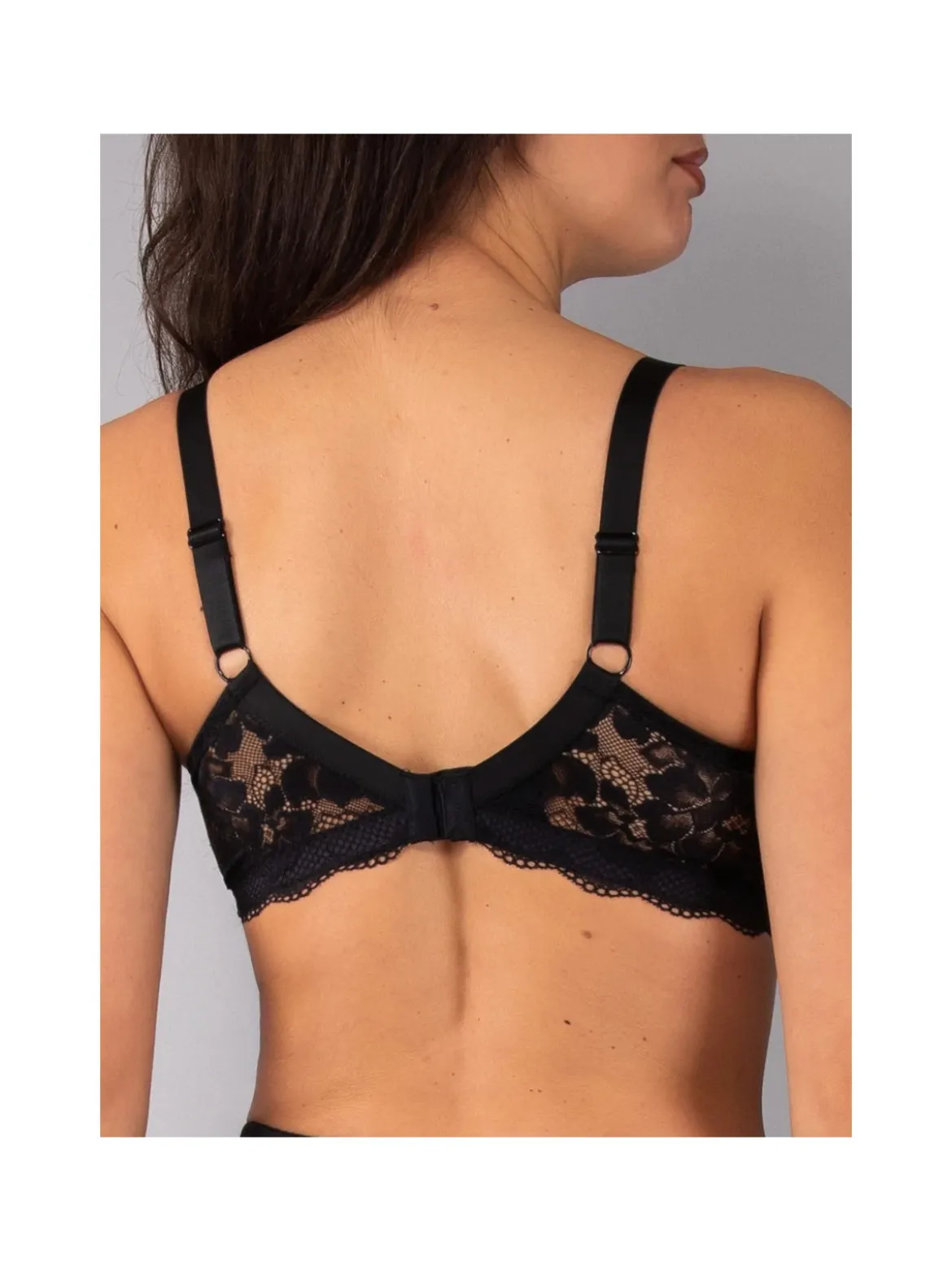 Verde Veronica AR16 Reggiseno imbottito preformato senza ferretto coppa C - nero