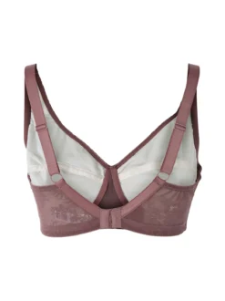 Verde Veronica DR12D Reggiseno donna preformato con ferretto coppa D - bordeaux