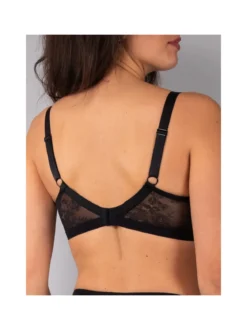 Verde Veronica DR12D Reggiseno donna preformato con ferretto coppa D - nero