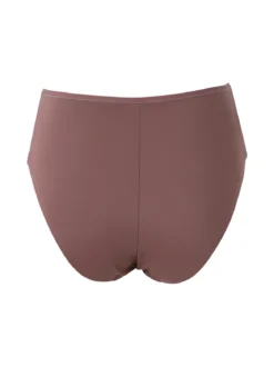 Verde Veronica DR35 Slip donna a vita alta con pizzo - bordeaux
