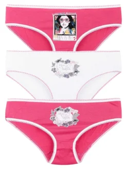 Violetta Tris slip bambina in cotone