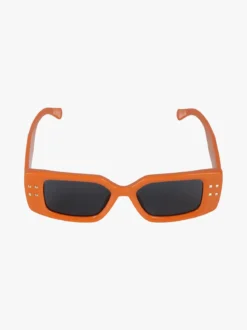Visionmania Occhiali da sole rettangolari da donna con borchie