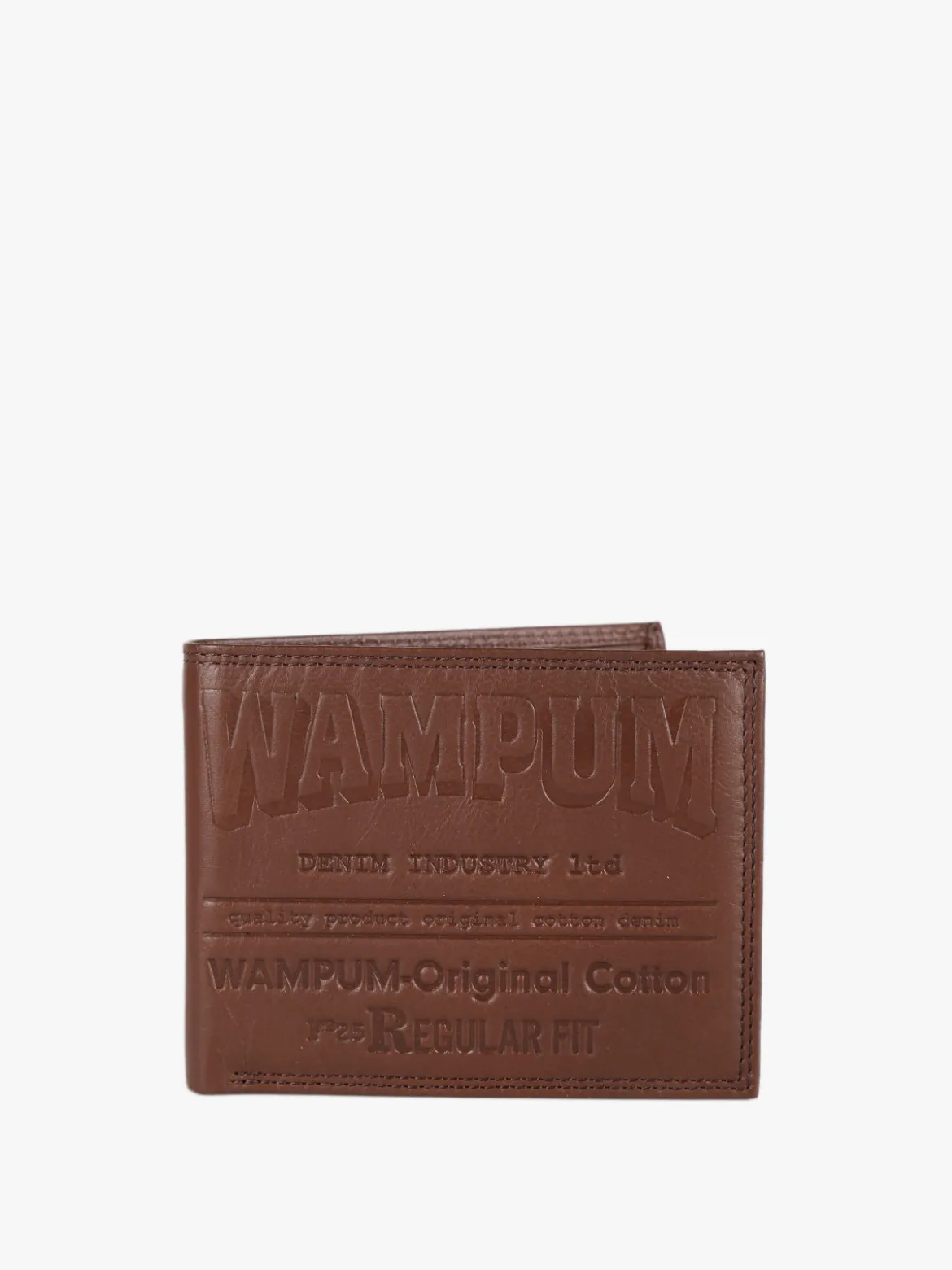 Wampum Portafoglio in pelle uomo con scritte