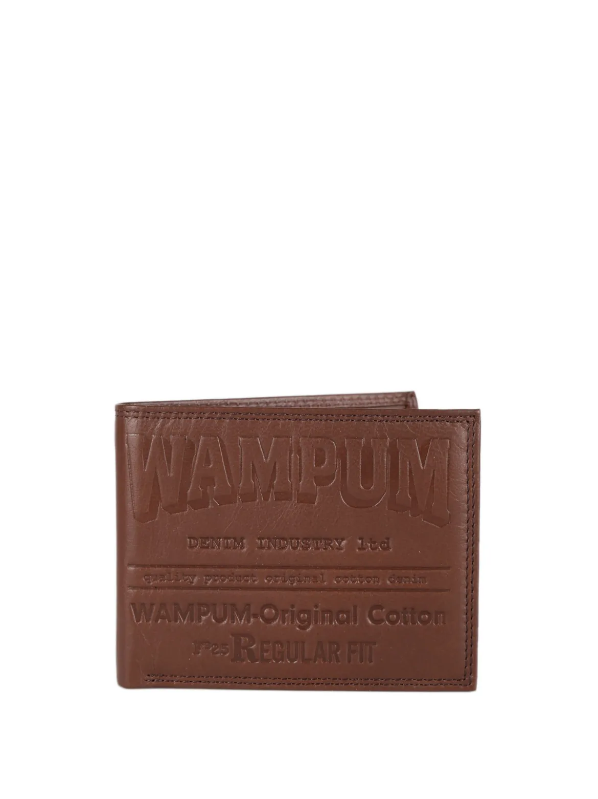 Wampum Portafoglio in pelle uomo con scritte