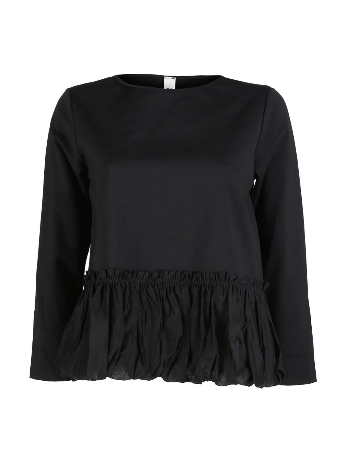 Wendy Trendy Maglia donna oversize con bordo finale a palloncino