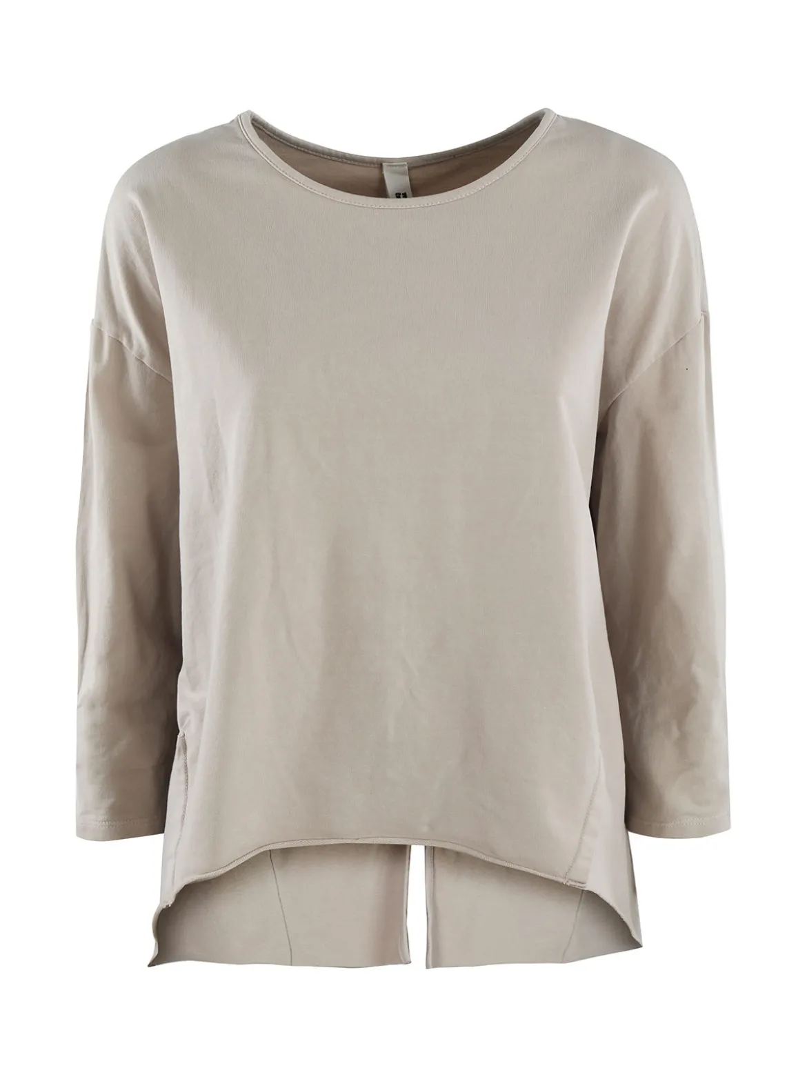 Wendy Trendy T-shirt donna a manica lunga con spacco dietro