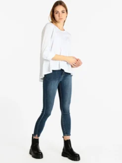 Wendy Trendy T-shirt manica lunga donna in cotone
