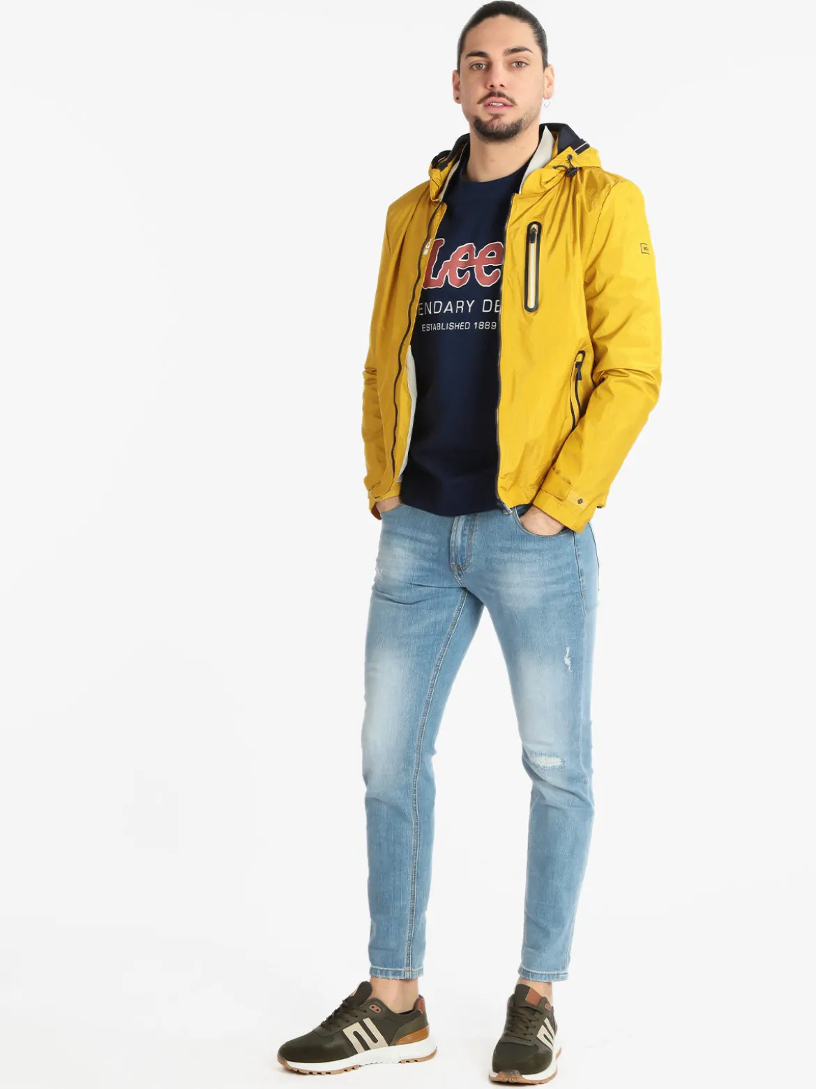 X-Cape BLACKJACK Giacca a vento leggera da uomo con cappuccio