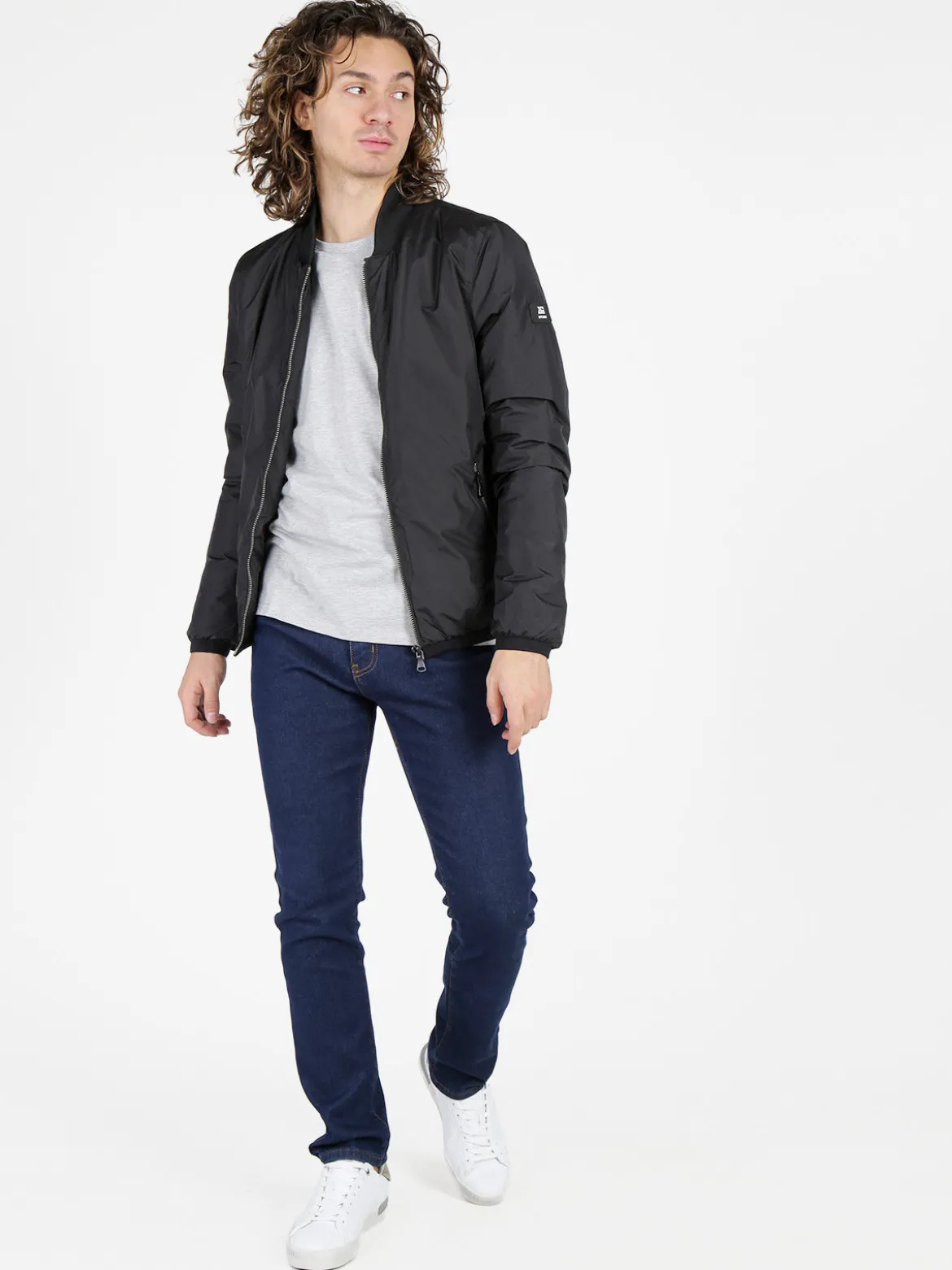 X-Cape Giubbino da uomo bomber con zip