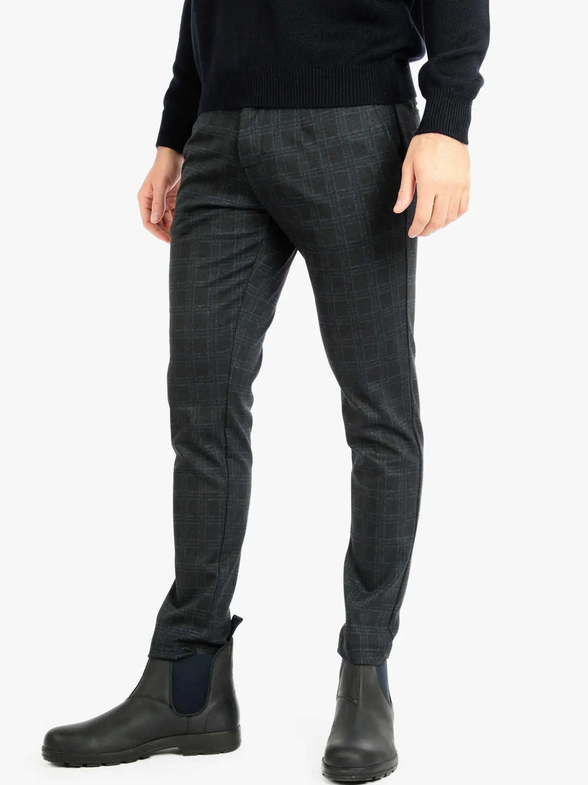 X-Cape Pantaloni casual da uomo a quadri