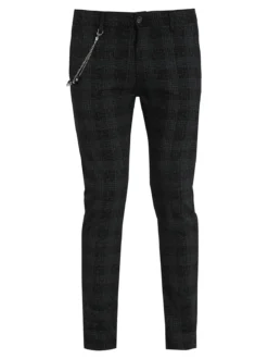 X-Cape Pantaloni slim fit da uomo a quadri