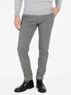 X-Cape Pantaloni slim fit da uomo in cotonte texturizzato
