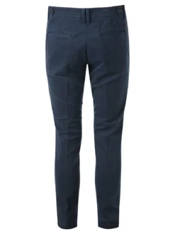 X-Cape Pantaloni uomo slim fit con stampa micro texture - blu