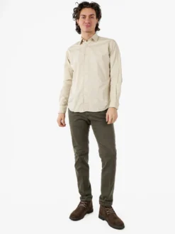 X-Cape Pantaloni uomo slim fit con stampa micro texture - militare