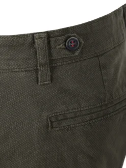X-Cape Pantaloni uomo slim fit con stampa micro texture - militare