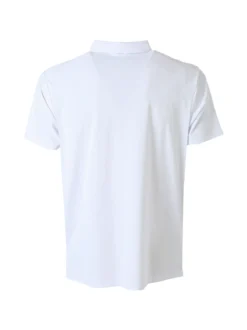 X-Cape Polo da uomo a maniche corte in tessuto tecnico - bianco