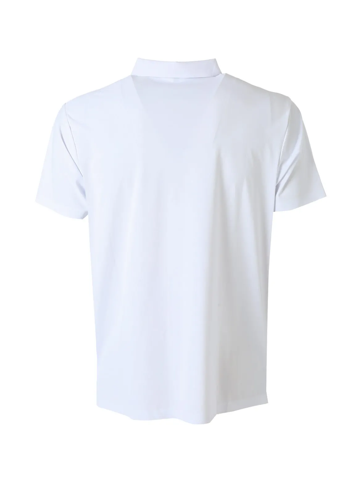 X-Cape Polo da uomo a maniche corte in tessuto tecnico - bianco