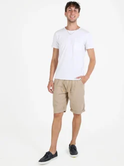 X-Cape T-shirt uomo in cotone con taschino - bianco