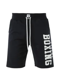 Xtreme Boxing Bermuda da uomo in cotone con coulisse - blu scuro
