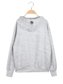 Xtreme Boxing Felpa da ragazzo in cotone con cappuccio e zip - grigio