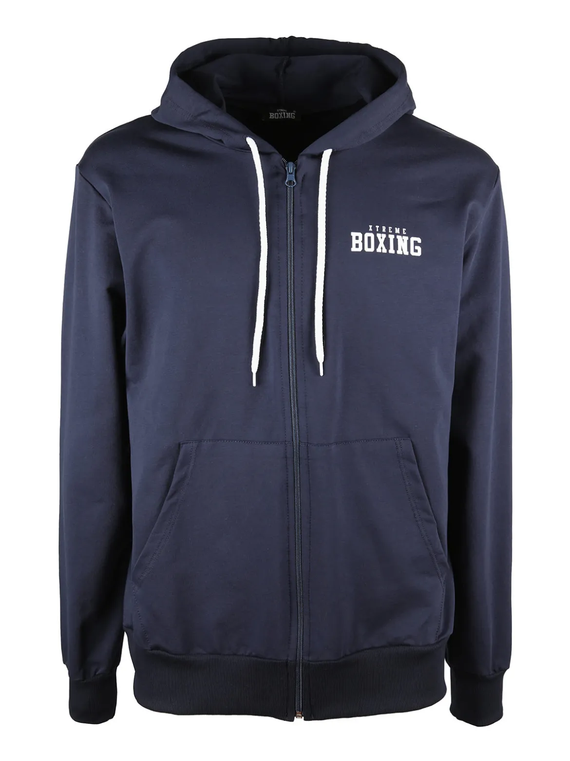 Xtreme Boxing Felpa da uomo con cappuccio e zip