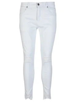 Yes Design Pantaloni bianchi da uomo in cotone