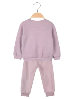 Yes! Do Kid'S Completo 2 pezzi da neonata con felpa e pantaloni tuta - rosa