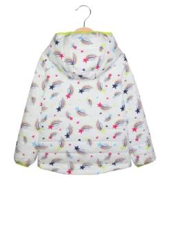 Yes! Do Kid'S Giacca a vento reversibile da bambina con cappuccio