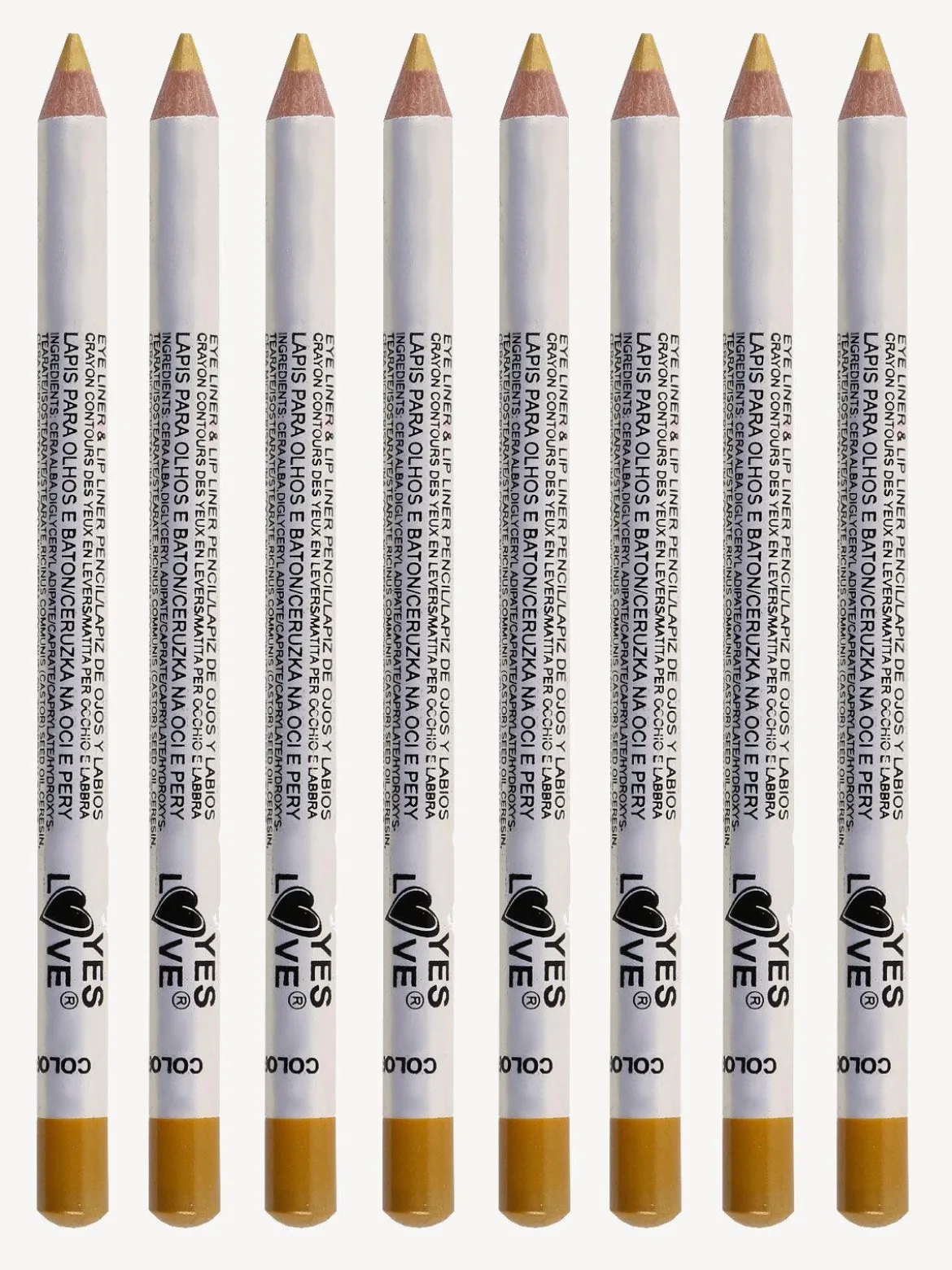 Yes Love Cosmetics Matita occhi labbra 8 pezzi