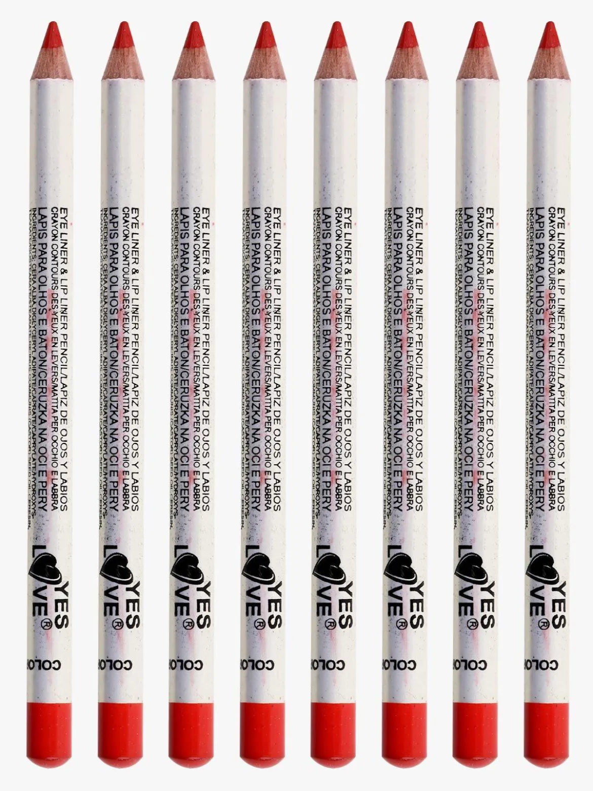 Yes Love Cosmetics Matita occhi labbra 8 pezzi