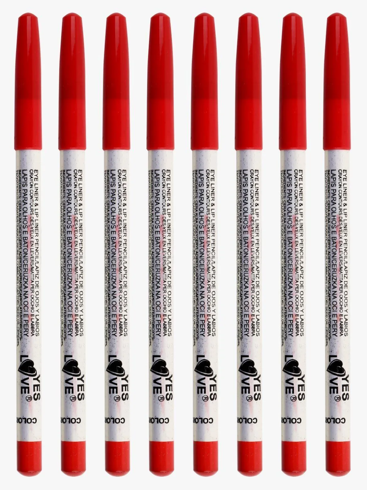 Yes Love Cosmetics Matita occhi labbra 8 pezzi