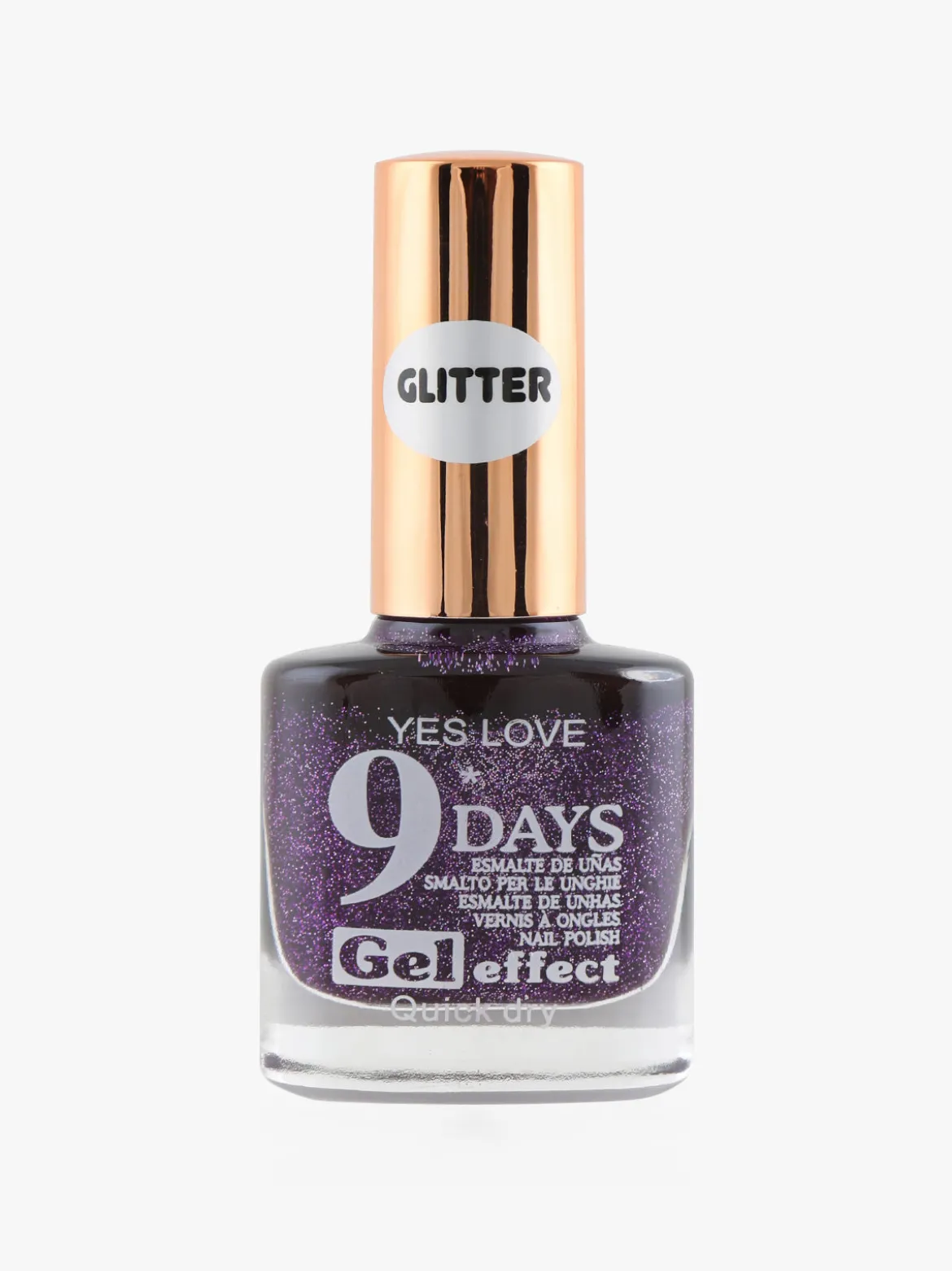 Yes Love Cosmetics Smalto con glitter effetto gel