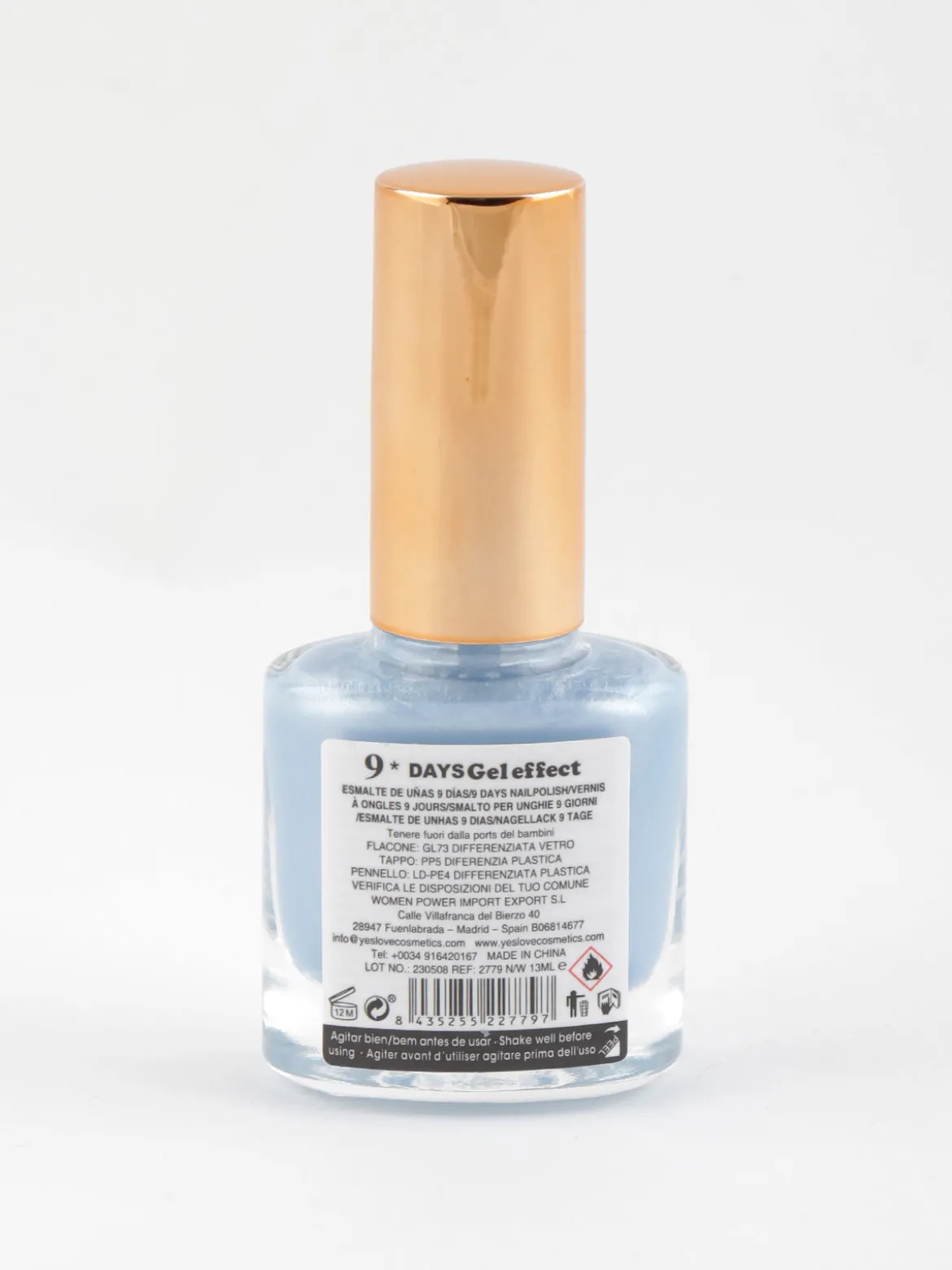 Yes Love Cosmetics Smalto 9 days effetto gel asciugatura rapida