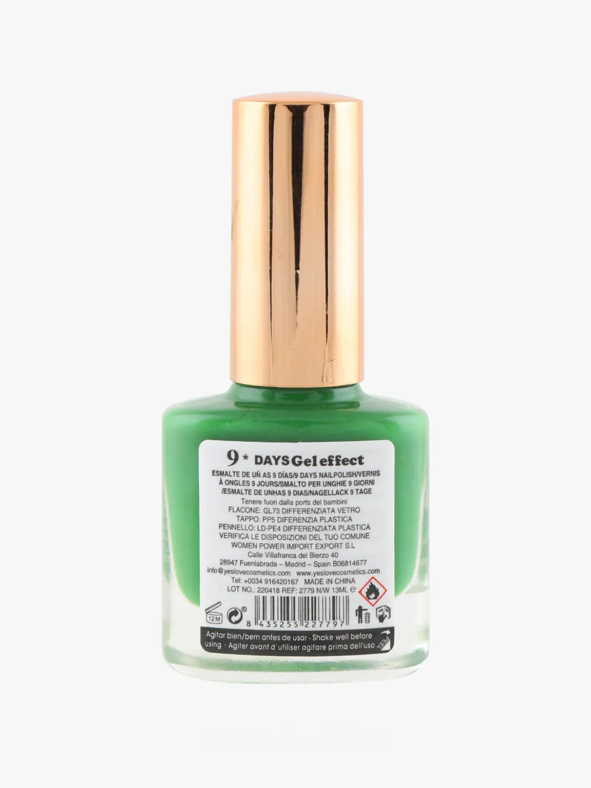 Yes Love Cosmetics Smalto per unghie a lunga durata