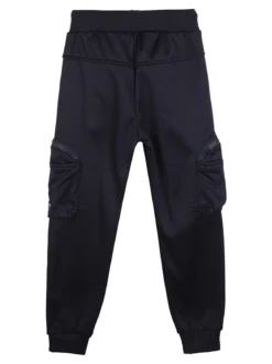 Yi Boy Pantaloni da bambino con tasconi laterali e polsini